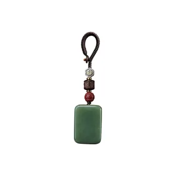 Yi Mingju Pendants Green Jade Unisex