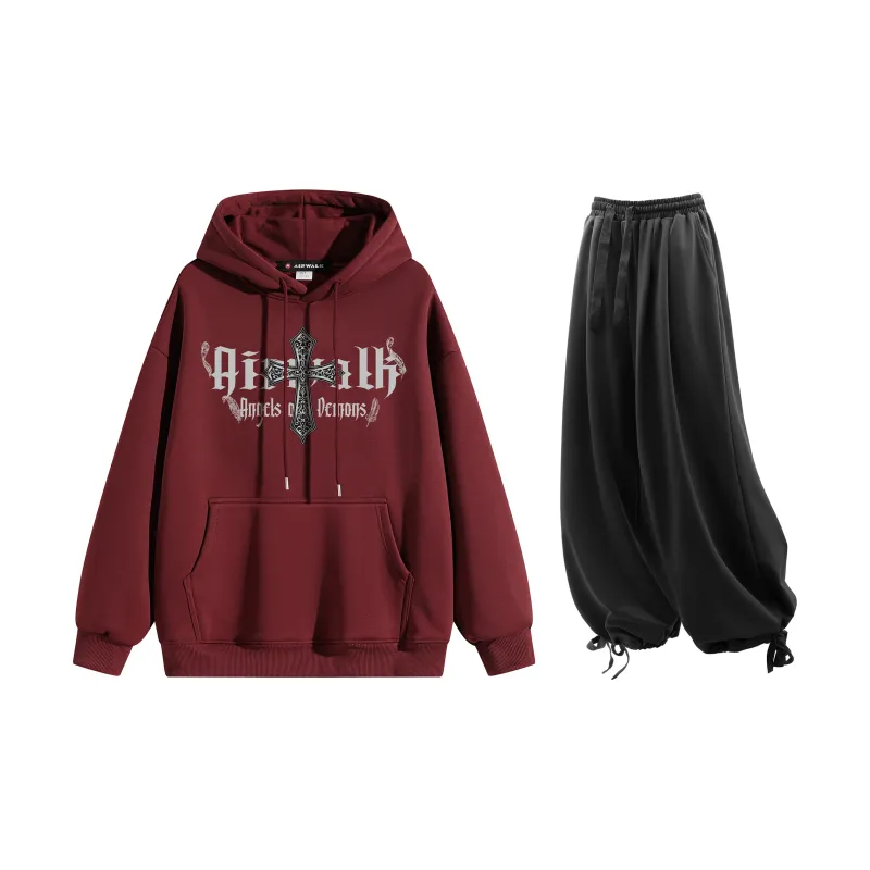 Airwalk Sweatshirt Sets Unisex-11