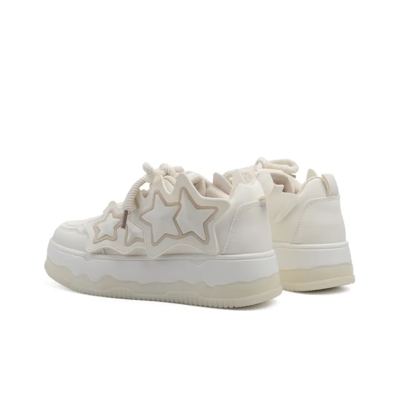 RENBEN Skateboard Shoes Cushioning Wear Resistant Low Top Casual Shoes Women's-16