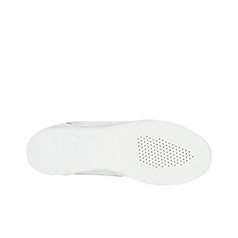 GEOX Wear resistant And Lightweight Low Top Skateboard Shoes Women's White Gold-5
