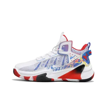 WARRIOR Basketball Shoes Men Low Top Blue
