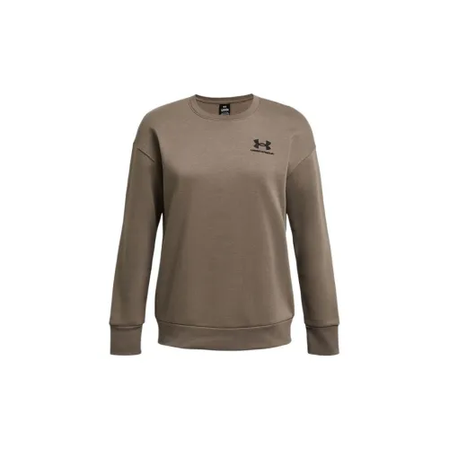 Under Armour Essential Sweatshirts Women's High Altitude Light Brown