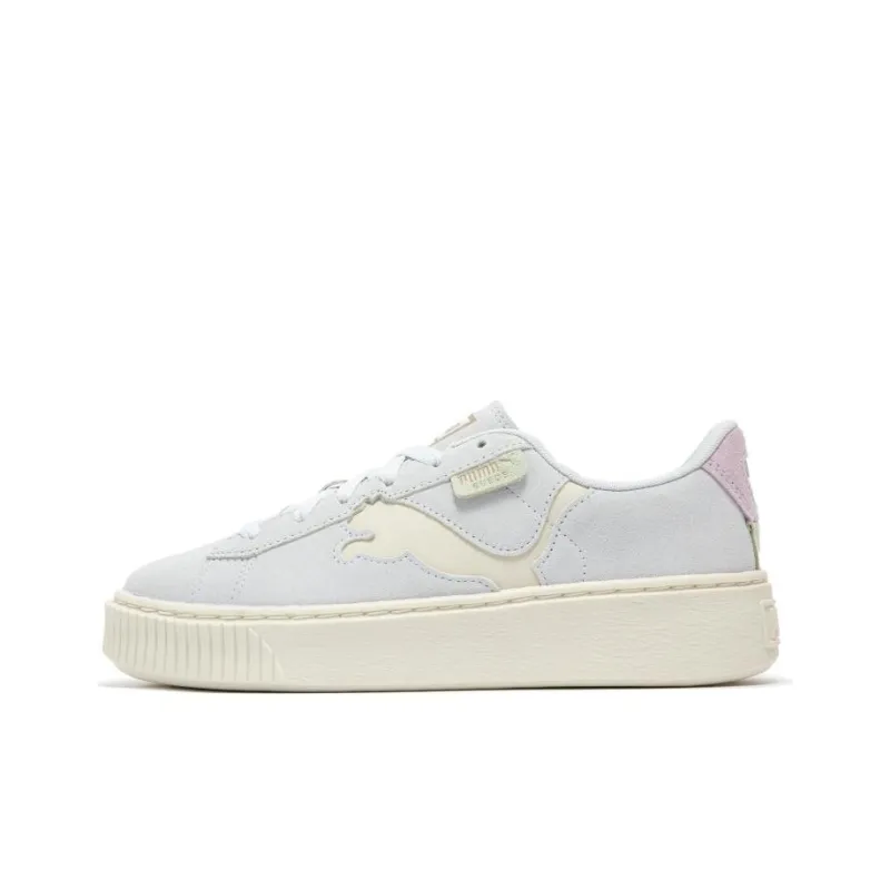 Puma Women's Suede Platform 'Cutout - Silver Mist Grape'-0