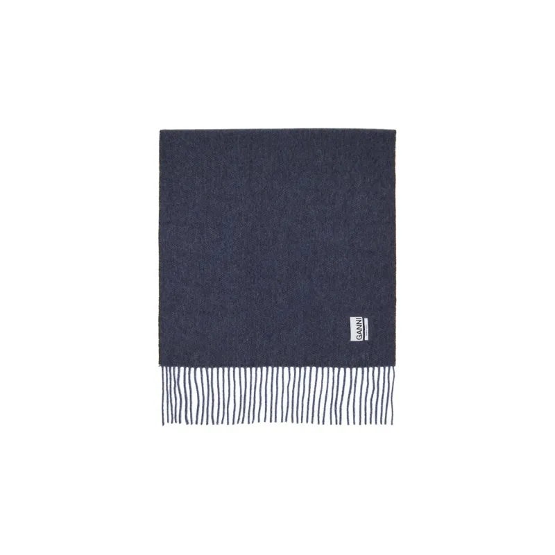 GANNI Knit Scarves Women's Black-1