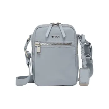 TUMI Nylon Cell Phone Pouch, Shoulder Bag, Crossbody Bag Women's Blue
