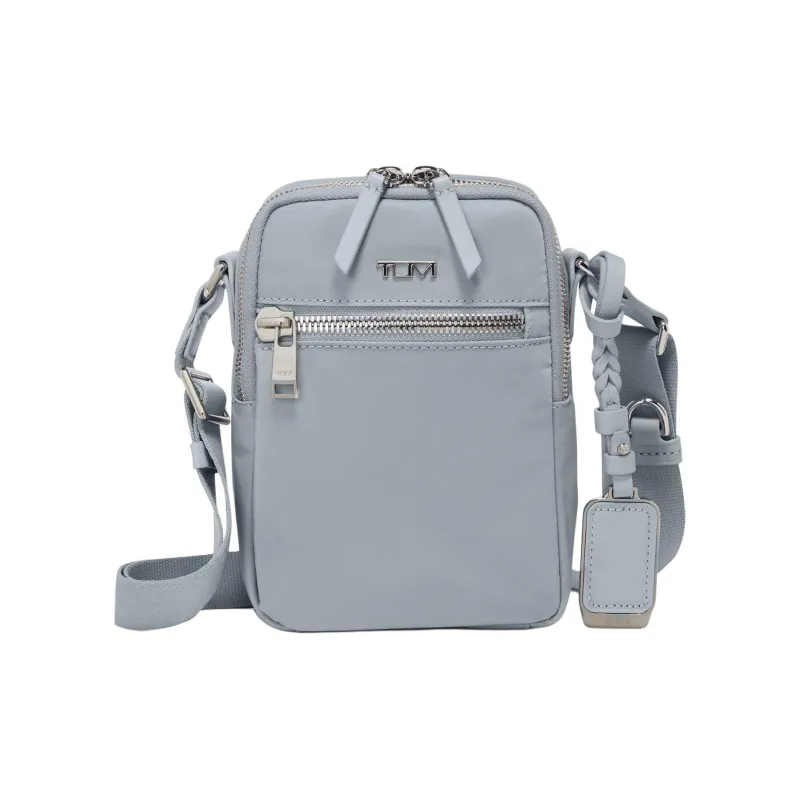TUMI Nylon Cell Phone Pouch, Shoulder Bag, Crossbody Bag Women's Blue-0