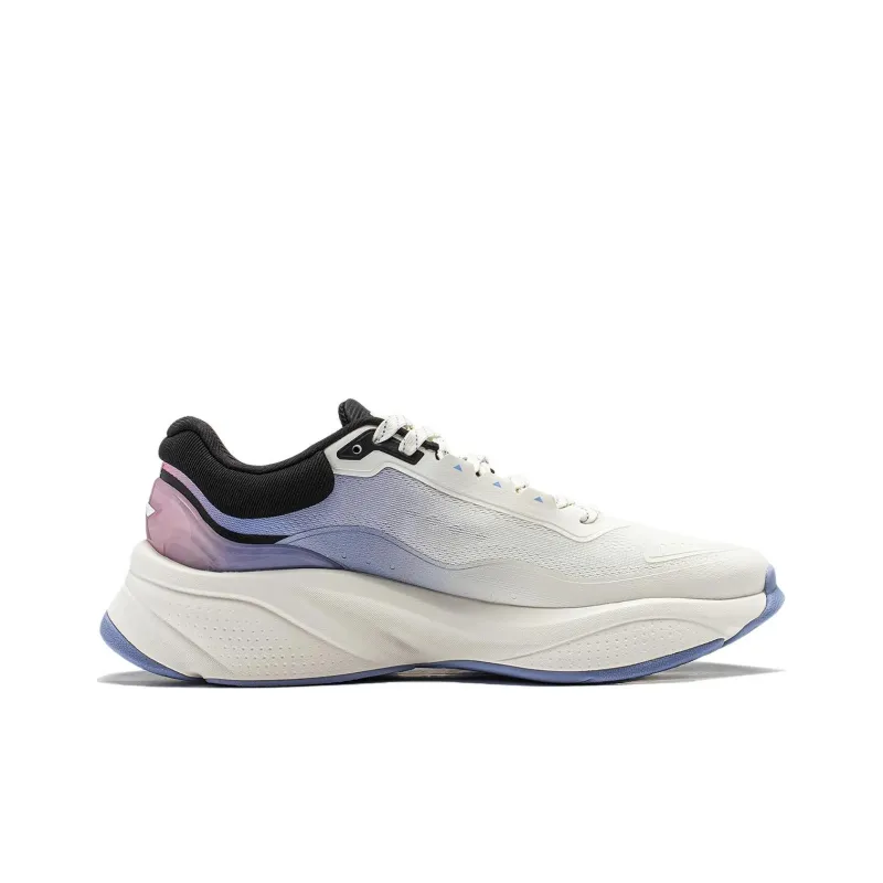 LiNing Soft Cushioned Wear Resistant Lightweight Low Top Casual Shoes Men's White Blue-1