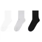 [Men's Crew]Black Light Gray White