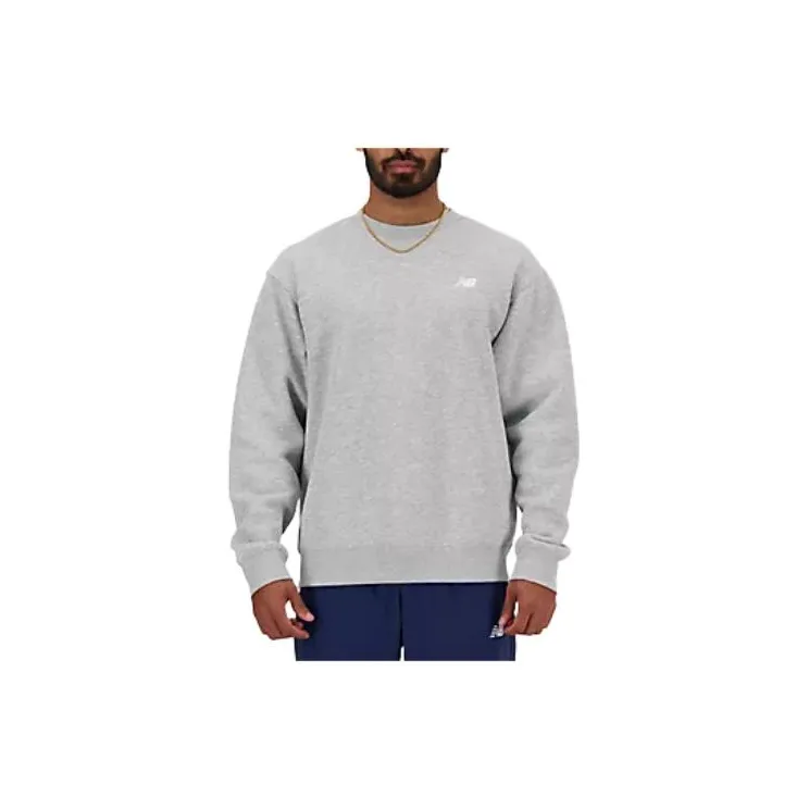 New Balance Sport Essentials Fleece Crew Sweatshirt Men's Gray-1