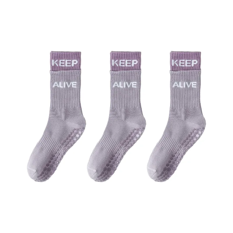 BEAR UNION Yoga Sprot Mid-Calf Socks Women's Combo Set-46