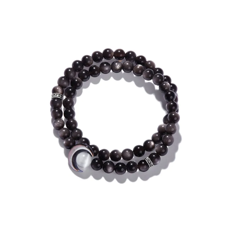 Far Mountain Joe Obsidian Jade Bracelets Unisex-1