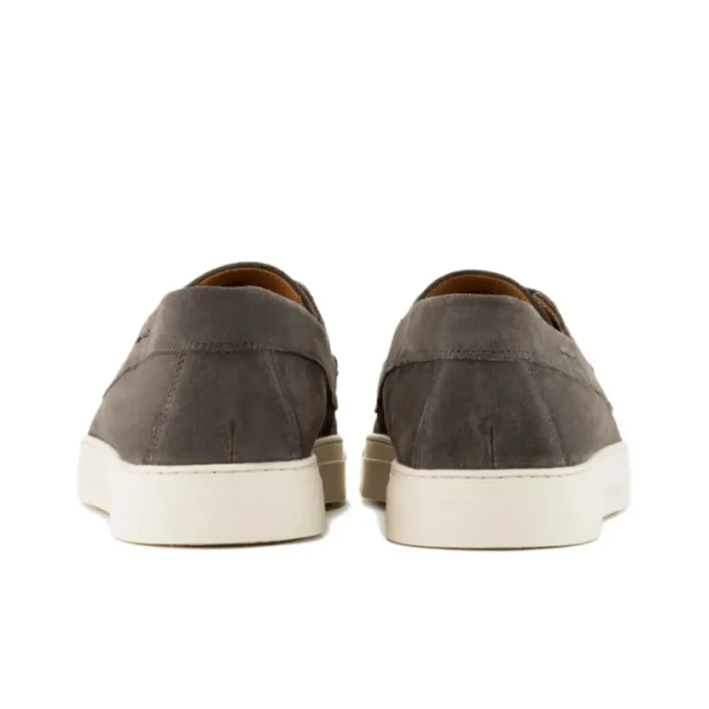 EMPORIO ARMANI Crust Leather Lace-up Shoes-2