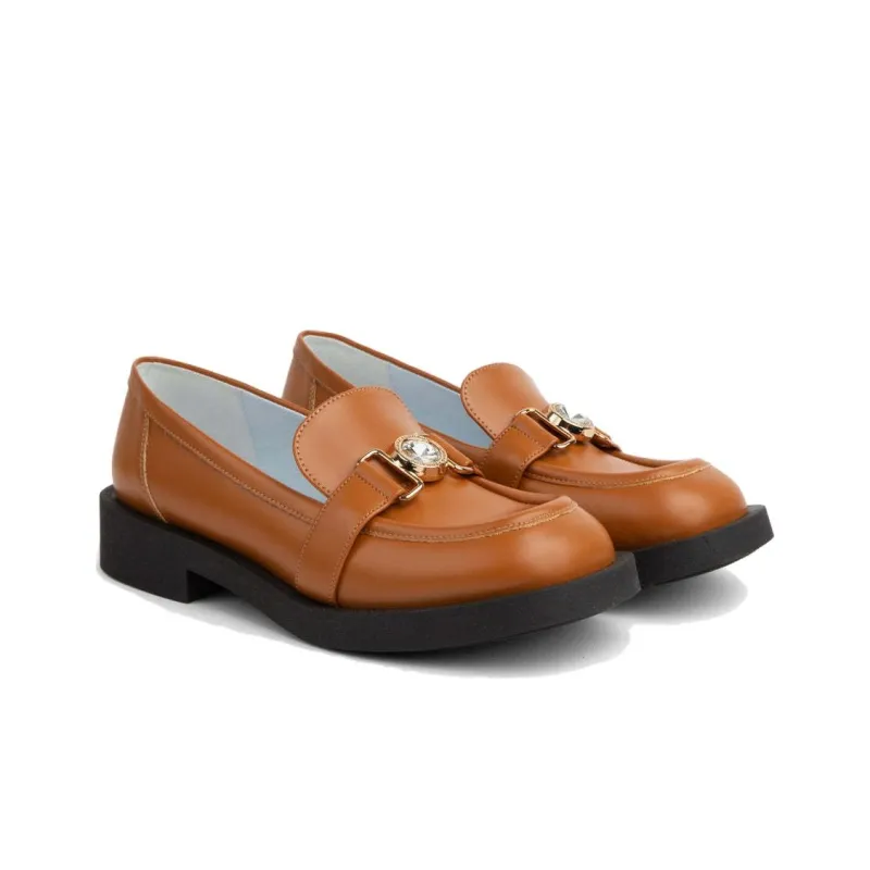CHIARA FERRAGNI Loafers Women's Brown-2