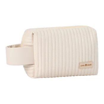 ALOENEY PU Makeup Bag Storage Bag Regular Women's Pink, Coffee, Beige, Light Blue, Light Green