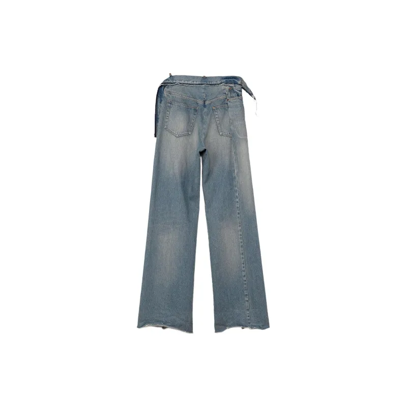 Maison Mihara Yasuhiro Panelled Straight Leg Jeans-1