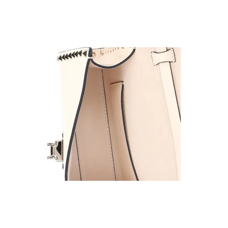 Valentino Calfskin Crossbody Bag Shoulder Bag Women's Cream-4