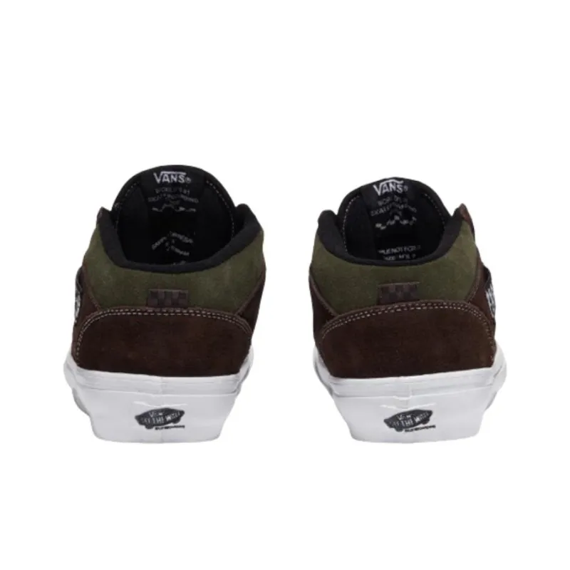 Vans Skate Half Anti Slip Wear Resistant Low Top Skateboard Shoes Unisex Green-2