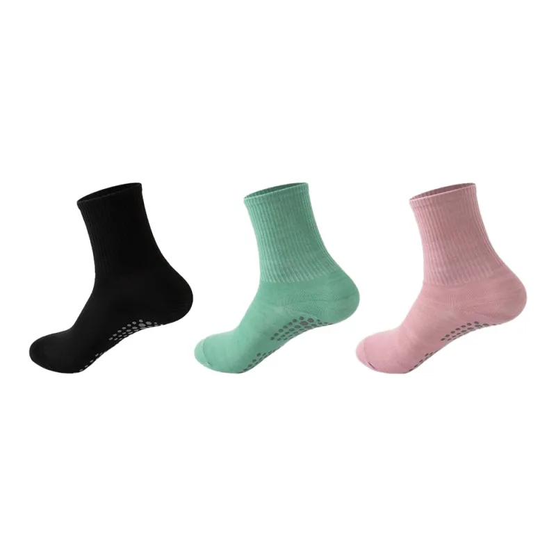 BEAR UNION Yoga Sport Mid-Calf Socks Women's Combo Set-35