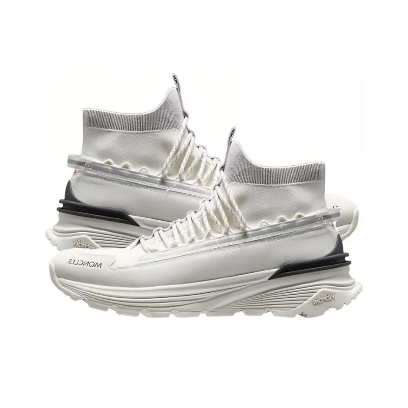 Moncler Monte Runner Low Top Casual Shoes Men's White-2