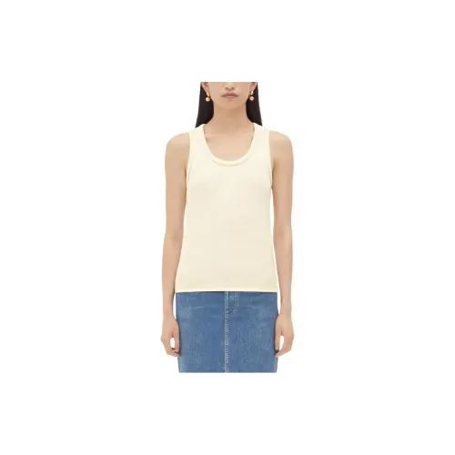 Bottega Veneta Tank Tops Women's Soap Color