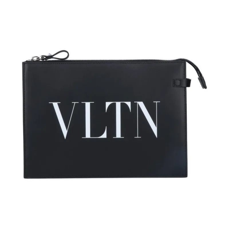 Valentino Vltn Printed Small Clutch Bag-0
