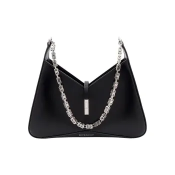 GIVENCHY Cut Out Series Calfskin Handbag Shoulder Bag Women's Black