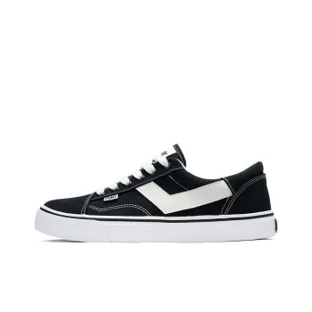 PONY SKATE Slip Resistant Cushioning Wear Resistant Low Top Skateboard Shoes Men's Black