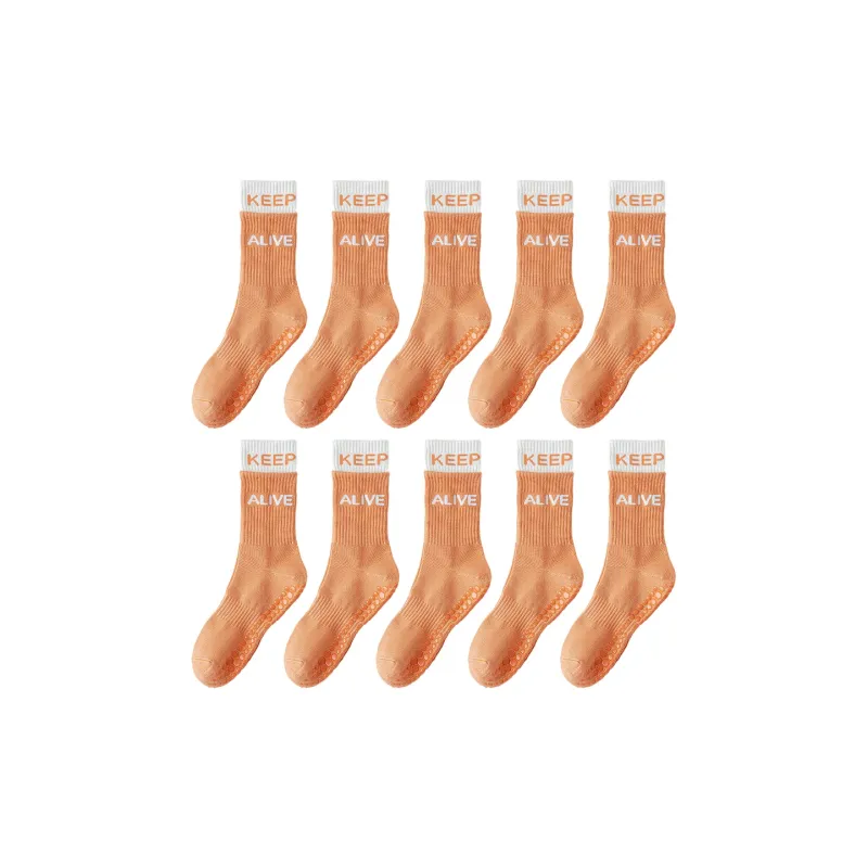 BEAR UNION Yoga Sprot Mid-Calf Socks Women's Combo Set-8