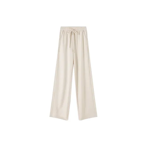 XIANGYING Casual Pants Women's Beige