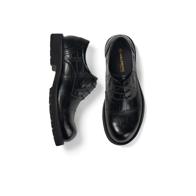 HALEBOSS Casual Shoes Men's Black-3