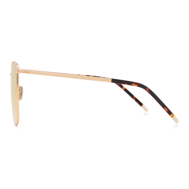  JIGOTT Plate And Metal Irregular Shape Sunglasses Unisex-8