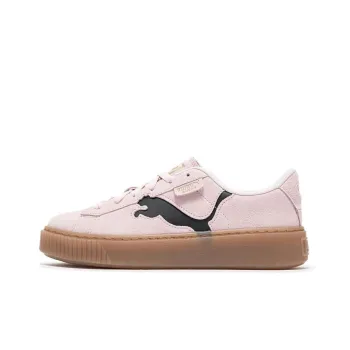 PUMA Suede Platform Shoes 'Pink Black Gum' Women's