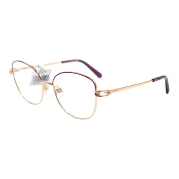 Swarovski Alloy Butterfly Eyeglass Frames Women's