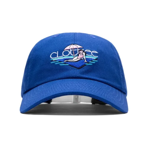 CLOT Cotton Baseball Caps Unisex Blue