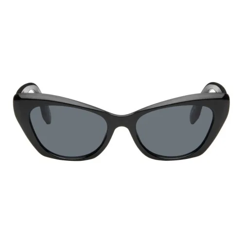 Le Specs Irregular Shape sunglasses ports Women's Black