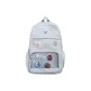 Backpack Blue with Charm with Badge