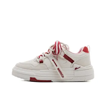 Warrior Warrior Wear Resistant Slip Resistant Low Top Skateboard Shoes Women's Beige Pink