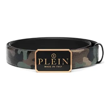 PHILIPP PLEIN Snakeskin effect Leather Belt