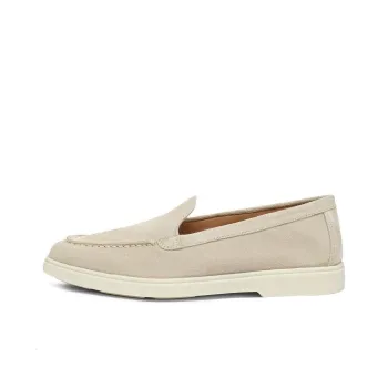 Santoni Round-toe Suede Loafers