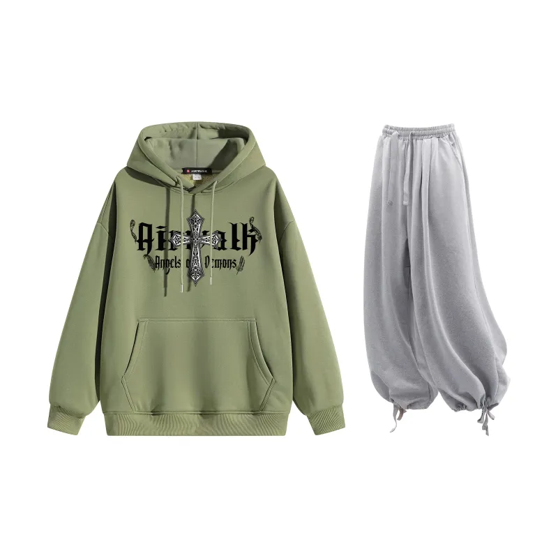 Airwalk Sweatshirt Sets Unisex-23