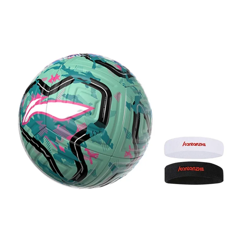 LiNing Size 5 Soccer TPU Seamless Thermal bonding Unisex Blue Green-6