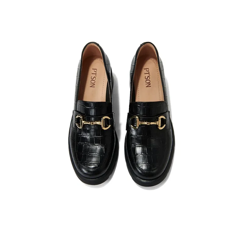 PT'SON Loafers Women's White/8 Black-11