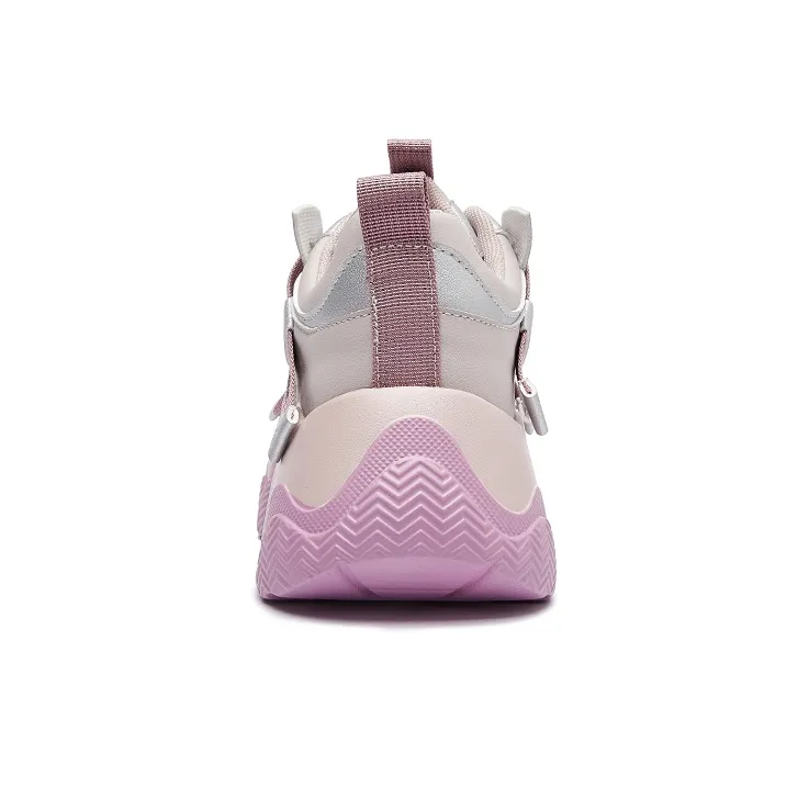 La Chapelle Lightweight Height Increasing Low Top Chunky Sneakers Women's-8