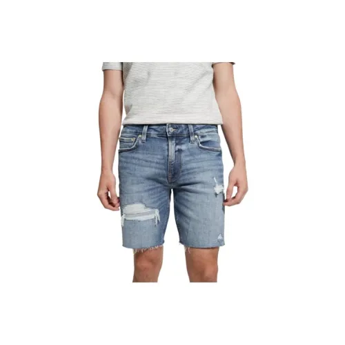 GUESS Denim Shorts Men Blue