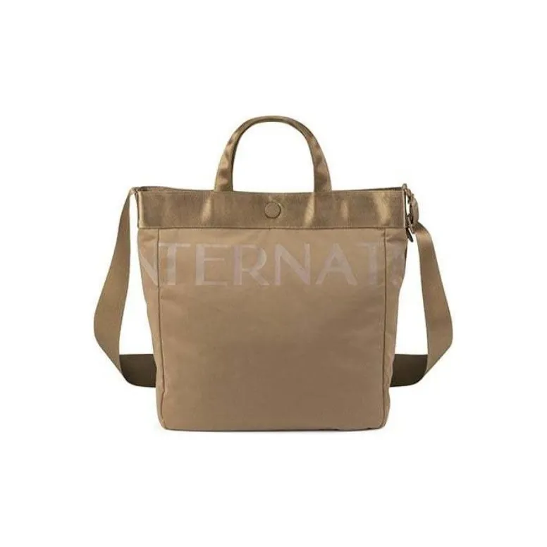 PORTER Nylon Tote Bag Shopping Bag Shoulder Bag Crossbody Bag Handbag Small Size Unisex Camel-2