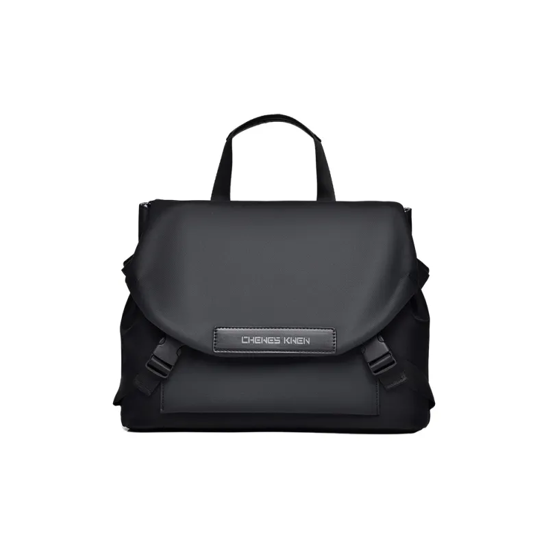 MUYKUY Oxford Crossbody Bag Backpack Shoulder Bag Handbag Unisex Black-0