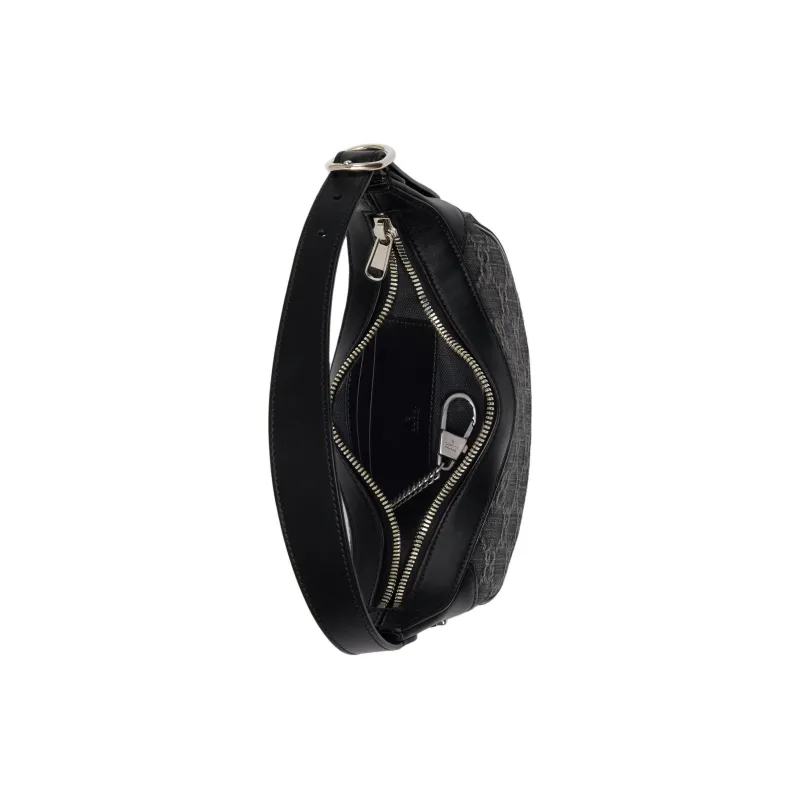 GUCCI Ophidia Denim Shoulder Bag, Handbag, Shoulder Bag Mini Women's Black & Gray-6