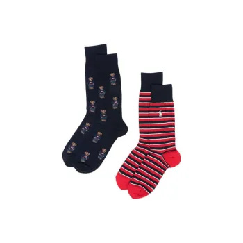 Polo Ralph Lauren Mid-Calf Socks Unisex 2 Pack