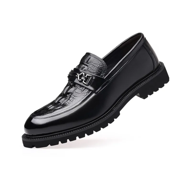 SHUPATE Dress Shoes Men Low Top Black/Brown-9