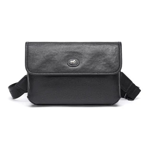 BISON DENIM Shoulder Bags Black